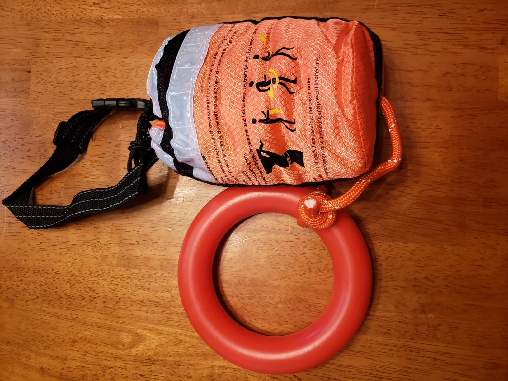Water Rescue Throw Bag - 3/10 Inch Rope with 50FT /70FT/100FT Length Up to 1900lbs Tensile Strength Throwable Flotation Device - Emergency Safety Equipment for Kayak Raft Boat customer photo 2
