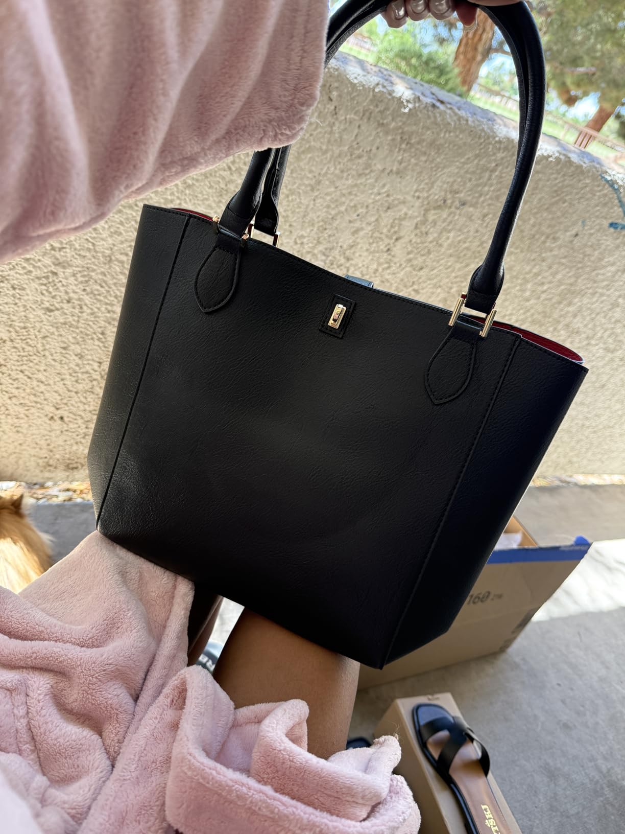 Large Work Tote Bag for Women Big Bucket Purses Designer Handbags customer photo 1