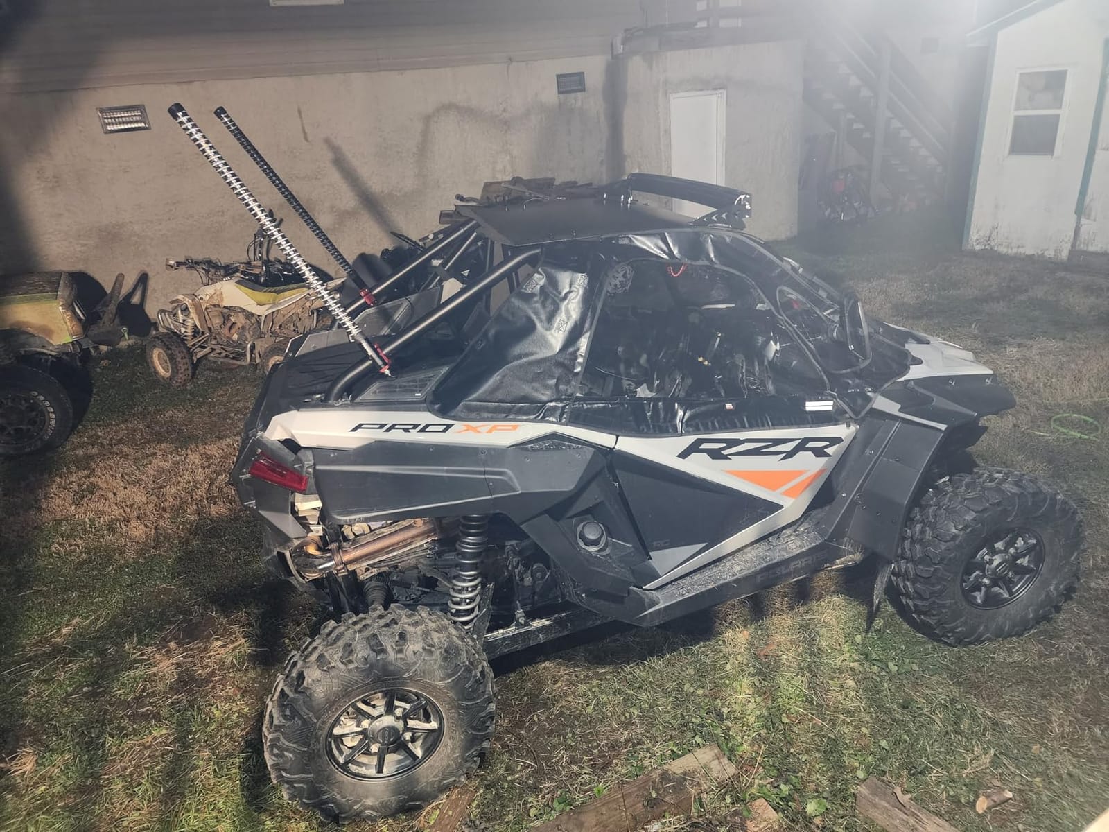 KEMIMOTO Soft Cab Enclosures & 2 UTV Dome Light Compatible with Polaris RZR XP 1000 / XP Turbo 2014-2023, UTV Upper Doors Fit with Side Mirrors YKK Zippers (Cab Enclosures) customer photo 1