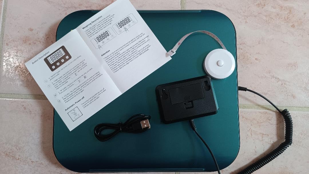 KKZ Shipping Scale, 440 LB Heavy Duty Postal Scale for Packages | Large Mailing Scale, for Postage, Industrial, Small Business, Laundry, Warehouse, Stainless Steel customer photo 1