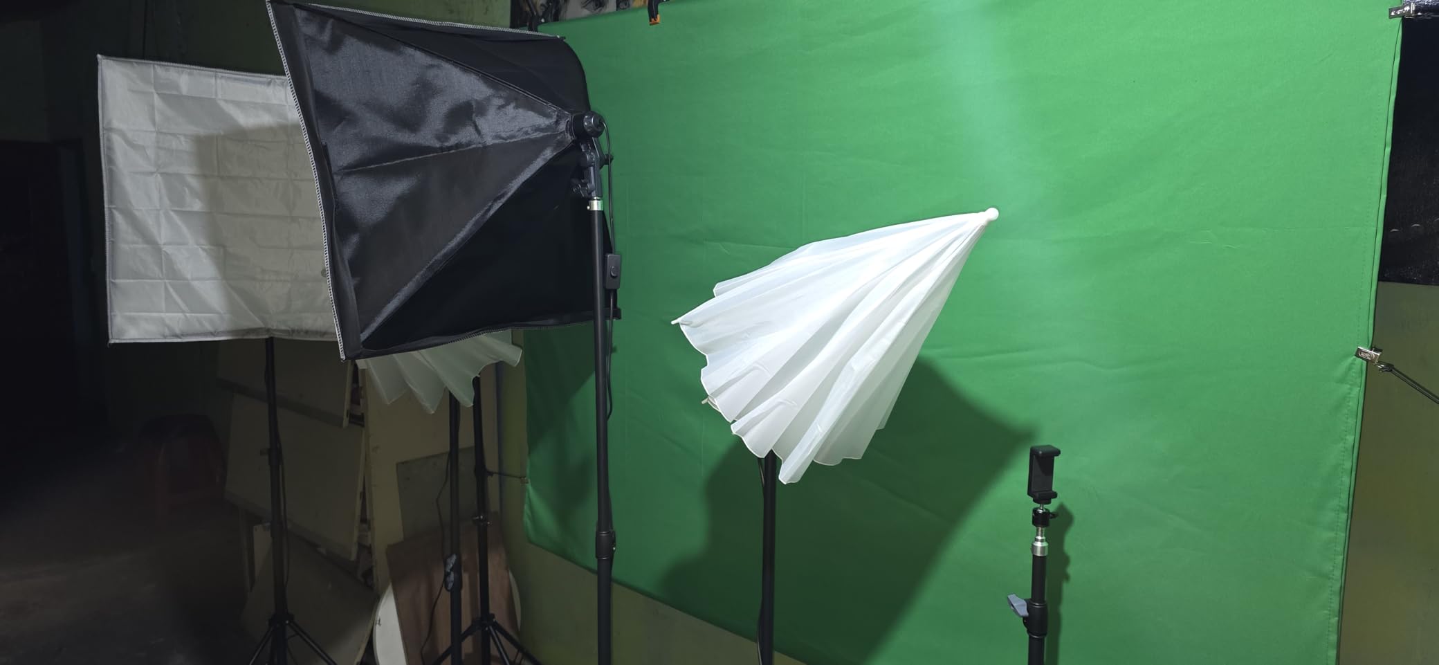 Photography Lighting kit with Backdrops, 8.5x10ft Backdrop Stands, Zyernar LED Bulbs Umbrella Softbox Continuous Lighting, Photo Studio Equipment for Video Shoot customer photo 1