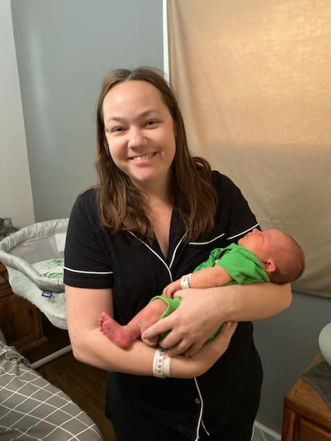 Kindred Bravely Clea Short Sleeve Pajama Set, Maternity & Nursing Sleepwear customer photo 2