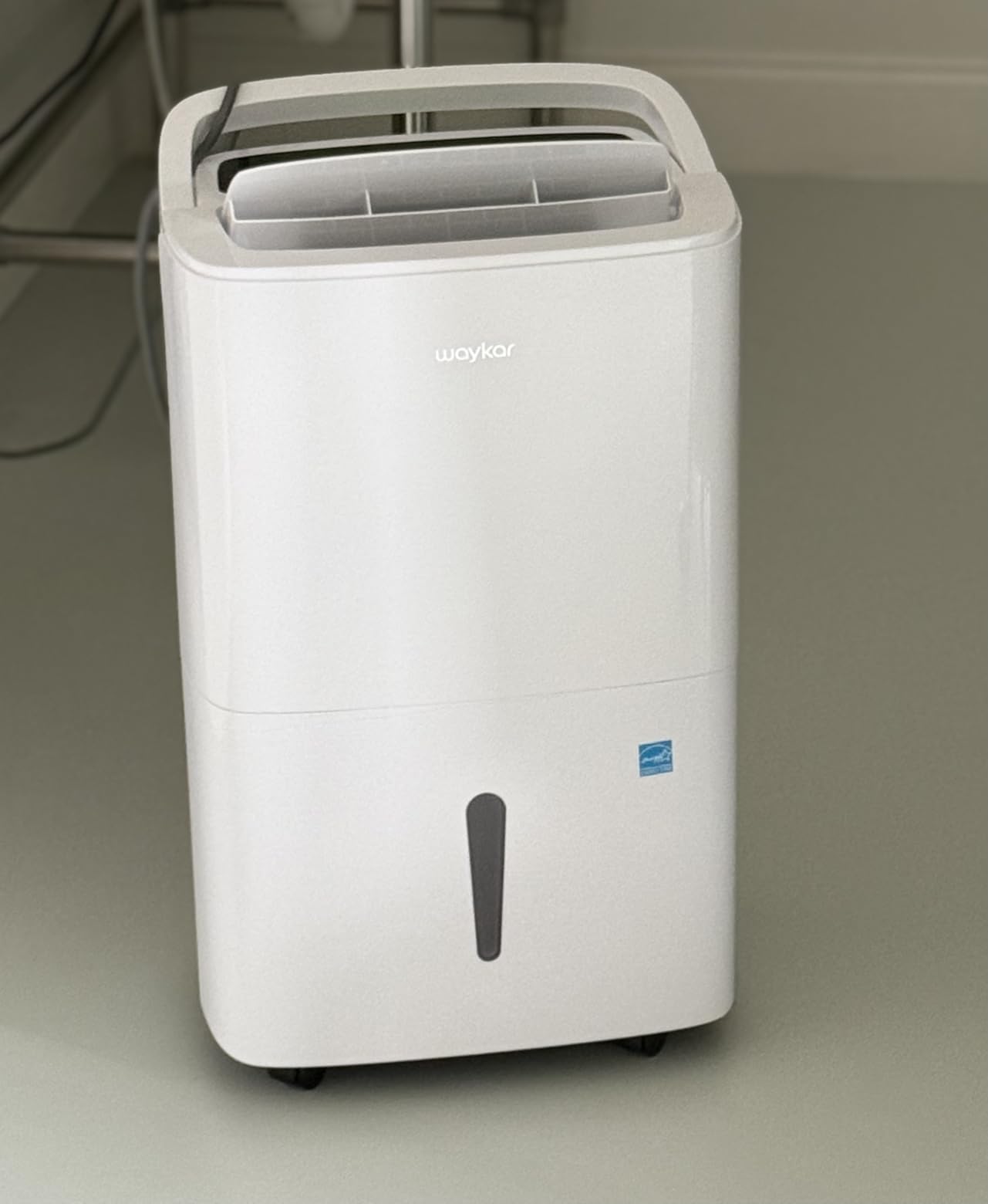 Waykar 150 Pints 7000 Sq.Ft Energy Star Dehumidifier with Pump for Basement | Self-Drying, Ideal for Commercial and Large Room, Warehouse, Continuous drainage support, Auto-defrost, 30-80% RH Control customer photo 2