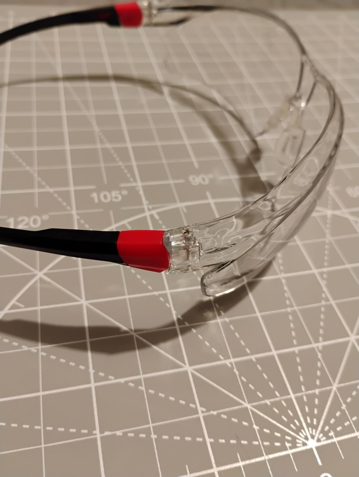 NoCry Clear Shooting Glasses for Men with Anti-Fog and Scratch Resistant Wraparound Lenses - ANSI Z87 Safety Glasses customer photo 1