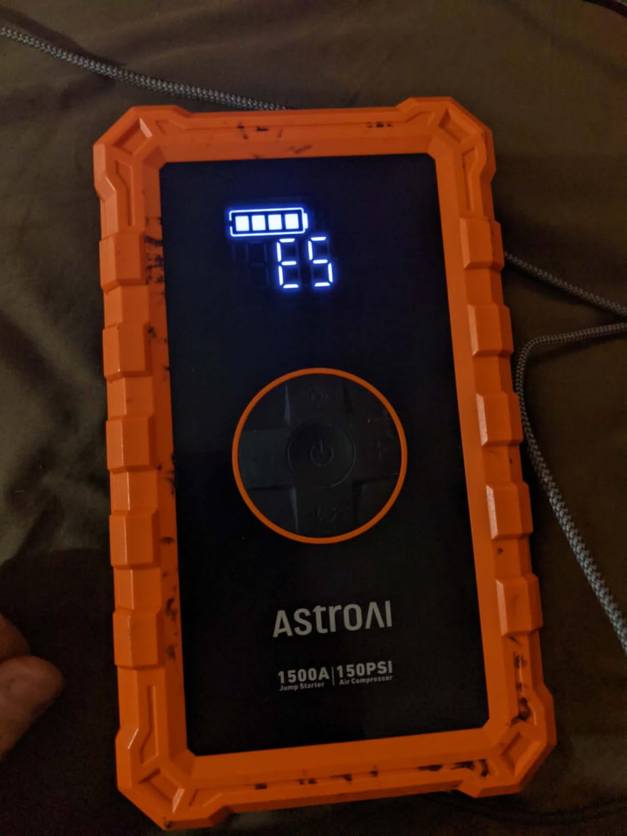 AstroAI S8 Air 3000A Jump Starter with Air Compressor, 12V Jump Box customer photo 1