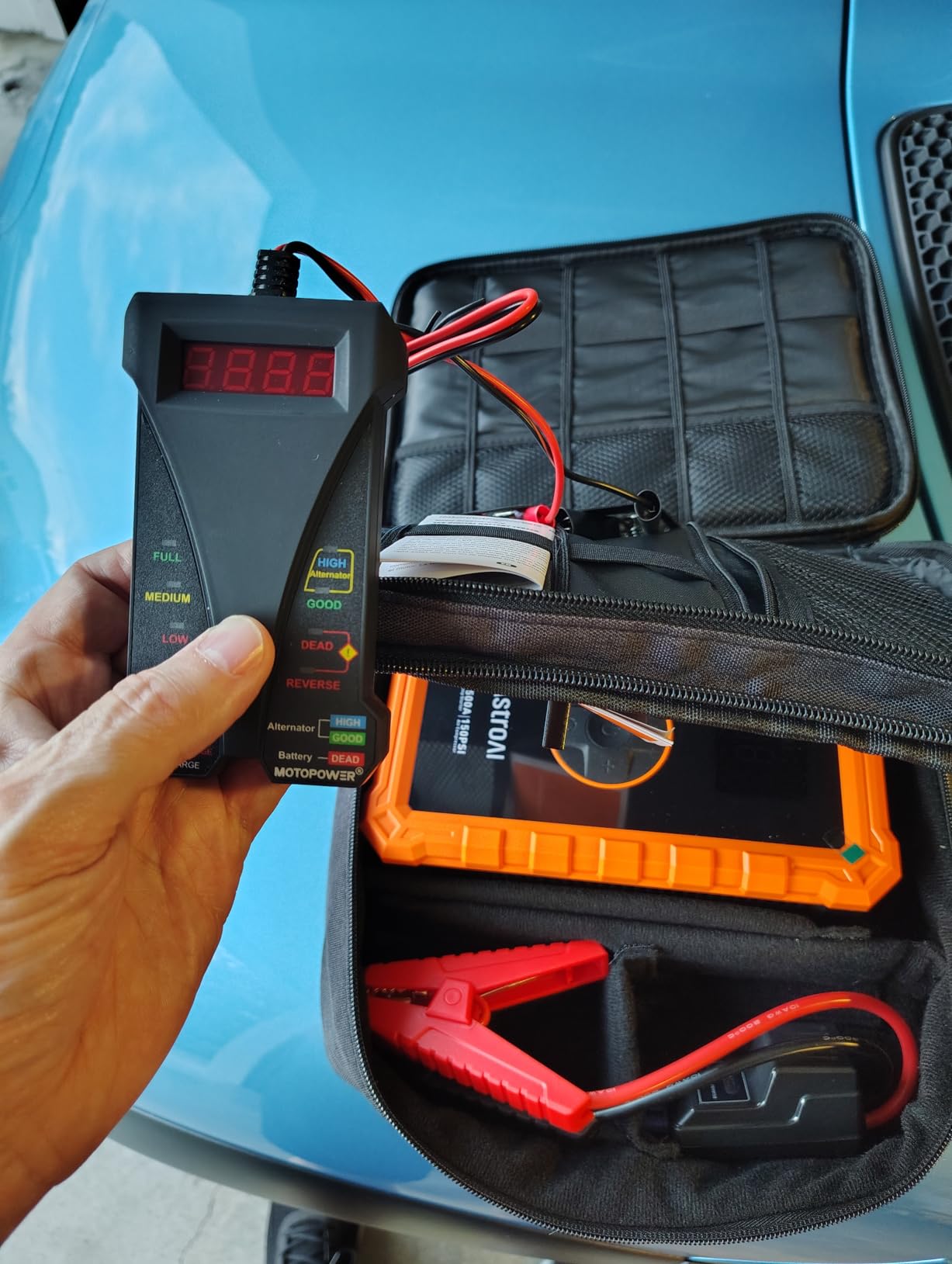 AstroAI S8 Air 3000A Jump Starter with Air Compressor, 12V Jump Box customer photo 2