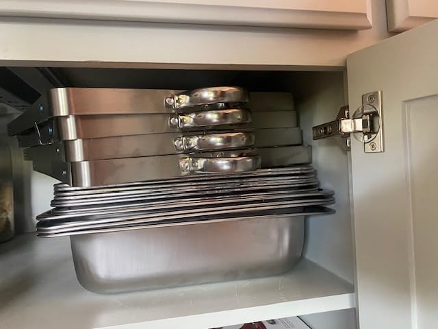 Chafing Dishes for Buffet 4 Pack, [Ultrasonic Mirror Polishing] Chafing Dish Buffet Set 9QT, [Rolled Edge Finger Protection] Buffet Servers and Warmers for Any Party, Wedding, Birthday and Hotel customer photo 1