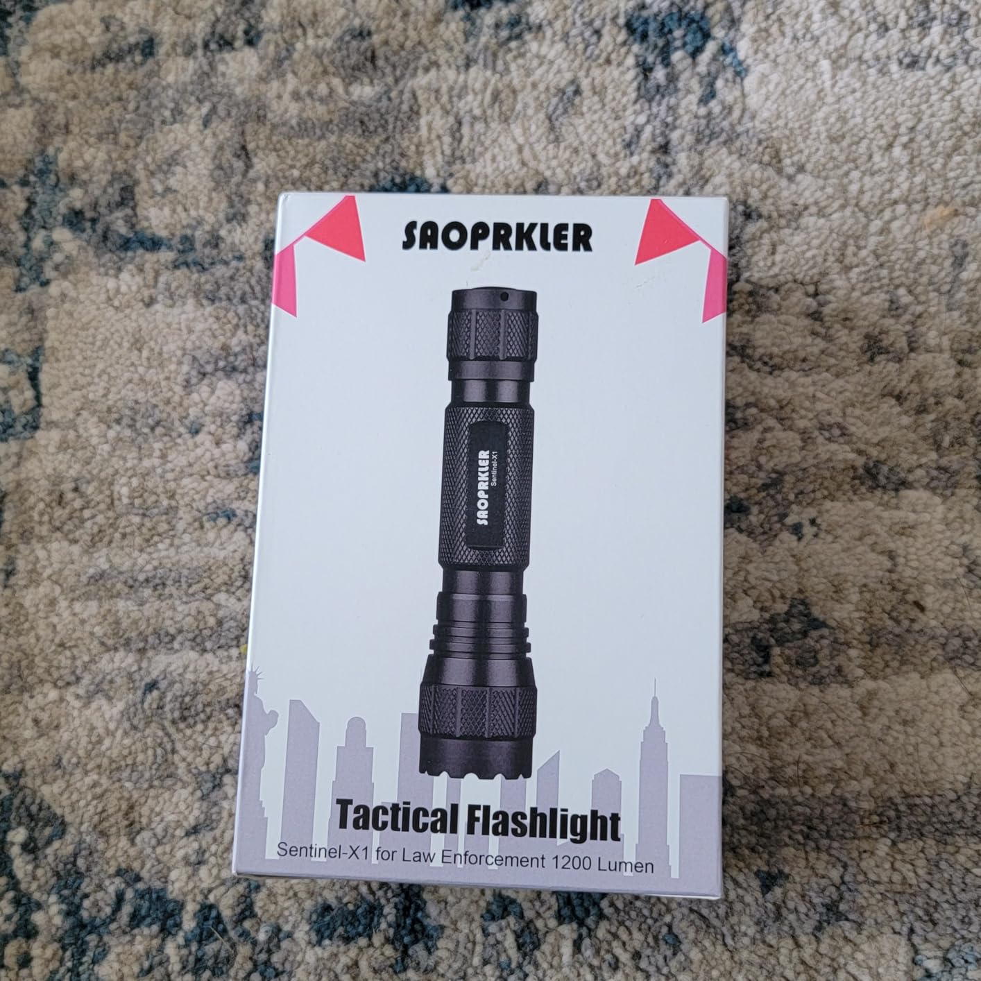 SAOPRKLER Flashlights High Lumens,Tactical Police Flashlight for Duty Belt | 1200 LM Single Mode Long Range Flashlight with Holster for Law Enforcement,Camping, Emergencies,Security Patrols customer photo 1