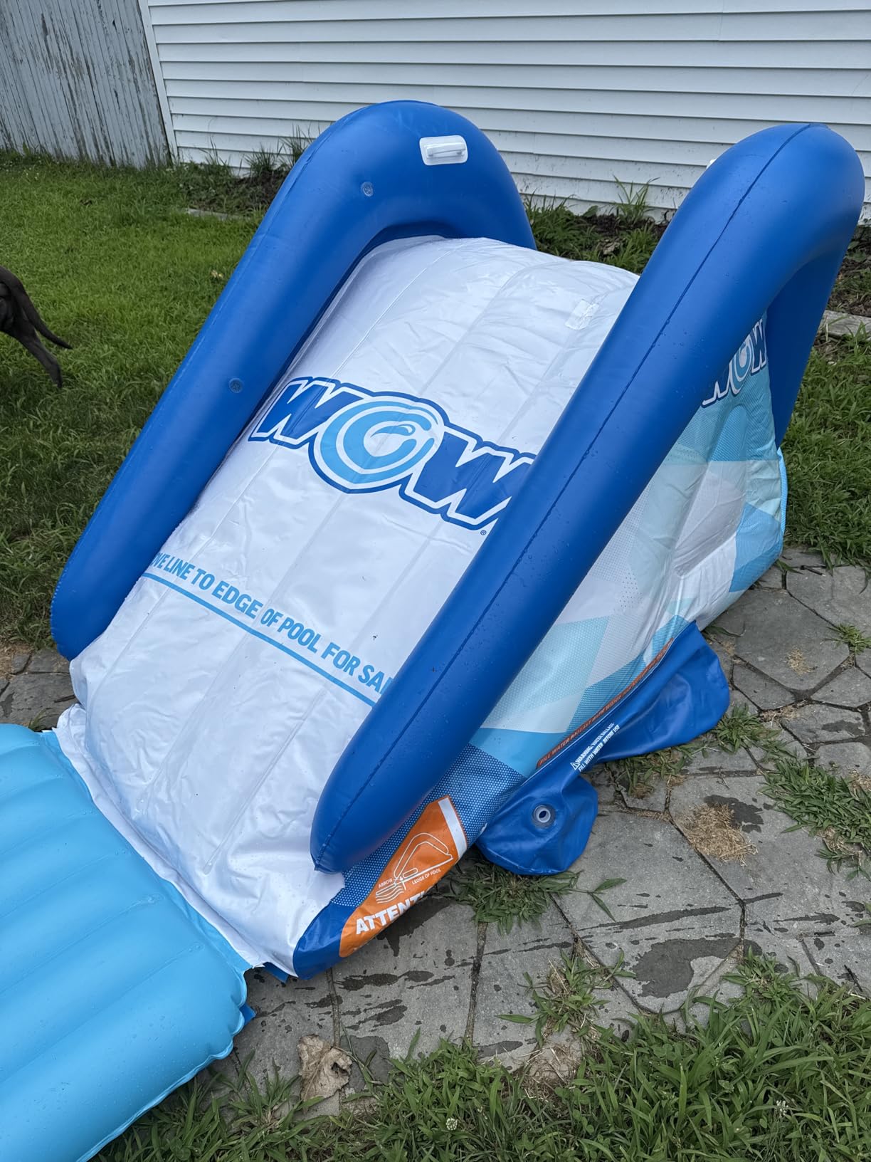 Wow Sports Cascade Inflatable Pool Slide - Blow Up Waterslide customer photo 2