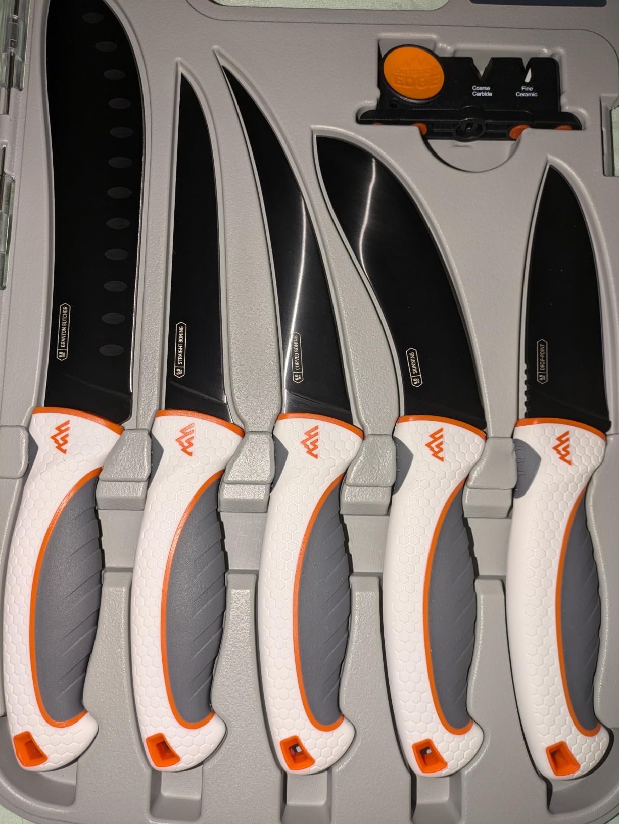 OUTDOOR EDGE ErgoMax 6-Piece Professional Game Processing Knife Set - Caping & Boning Knives, Skinning Knife, Butcher, Elite Big Game, Elk & Deer Hunting Gear, Perfect Field Dressing Knife Set customer photo 2