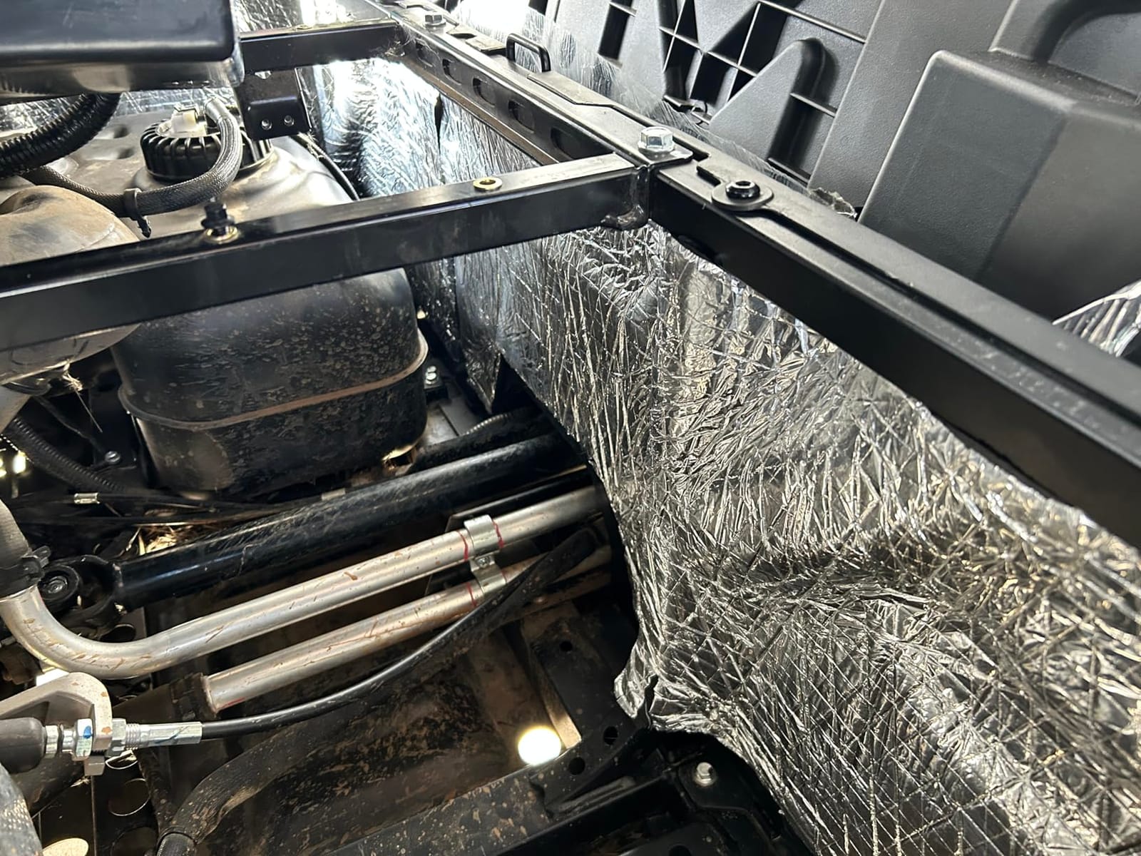 Storystore 394mil 16.5sqft Car Sound Deadening Mat, Heat & Noise Insulation | With free installation roller, Strong self-adhesive, Fire & water resistant, Reduces engine heat & road noise, Odorless safe customer photo 2