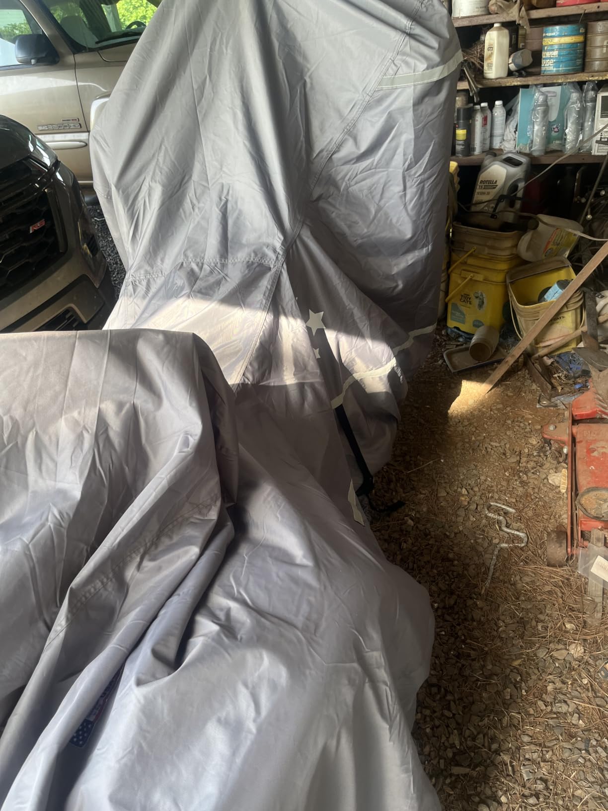Motorcycle Cover LI LIBZAKI 600D Heavy Duty Storage All Season Universal Weather Waterproof Outdoor Protection 96