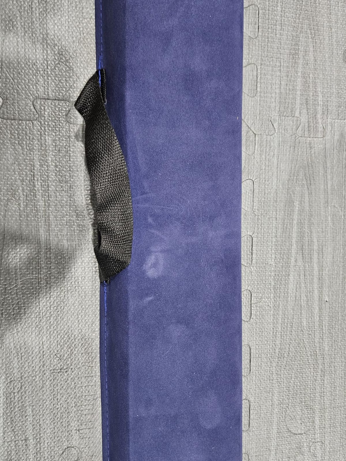 Marfula 6 FT / 8 FT / 9 FT Folding Gymnastics Beam Foam Balance Floor Beam - Extra Firm Foam Balance Beam with Suede Cover, Anti-slip Bottom with Carry Bag, Fold Gymnastic Equipment for Kids Home Club Use customer photo 1