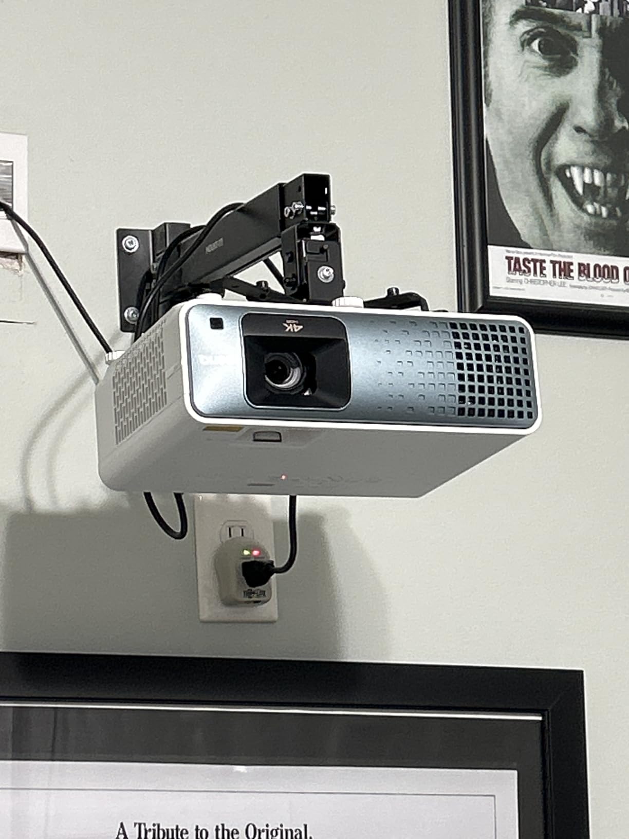 BenQ TK710 4K HDR Laser 3200 Lms Home Entertainment Movie & Gaming Projector | 3200 Lms, 4ms Input Lag, 240Hz Refresh Rate, HDR10, eARC Support, Lens Shift, 1.3x Zoom, 3 Year Warranty customer photo 2