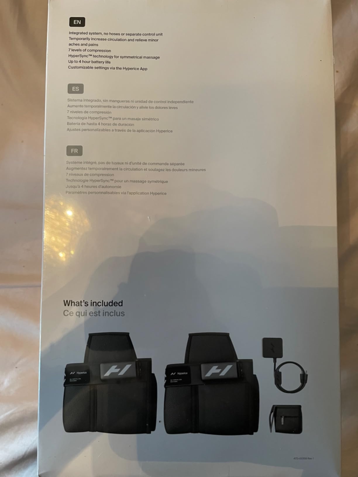 Hyperice Normatec Elite Wireless Compression Boots Recovery Size Standard | Increase Circulation | Symmetrical Massage | Bluetooth | Reduce Aches Pains | Pressure Sensor Feedback | 7 levels | Portable customer photo 2