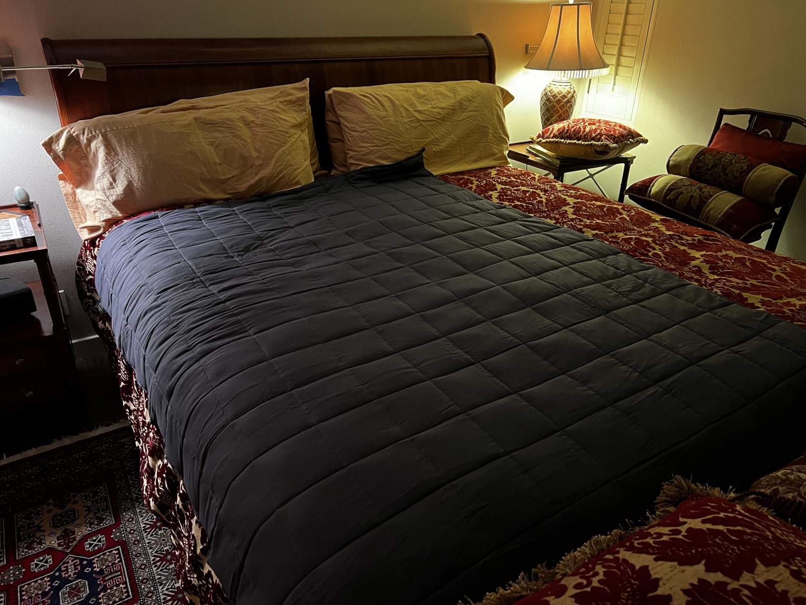 ZonLi Cooling Weighted Blanket for Hot Sleepers Queen 60x80 20lbs customer photo 1