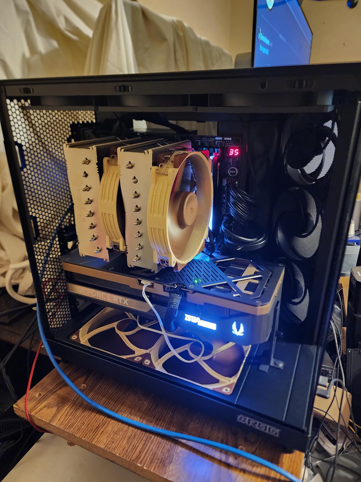Noctua NH-D15 G2, Quiet High-Performance Dual Tower CPU Cooler | 168mm Height, Ultimate Low-Noise Cooling, 8 Heatpipes, For Intel & AMD, Dual Enthusiast-Grade 140mm Fans, Rich Accessory Kit customer photo 1