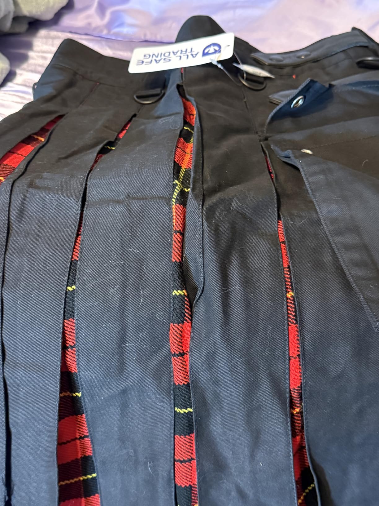 Men Modern Hybrid Tartan Kilt with Cargo Pocket customer photo 2