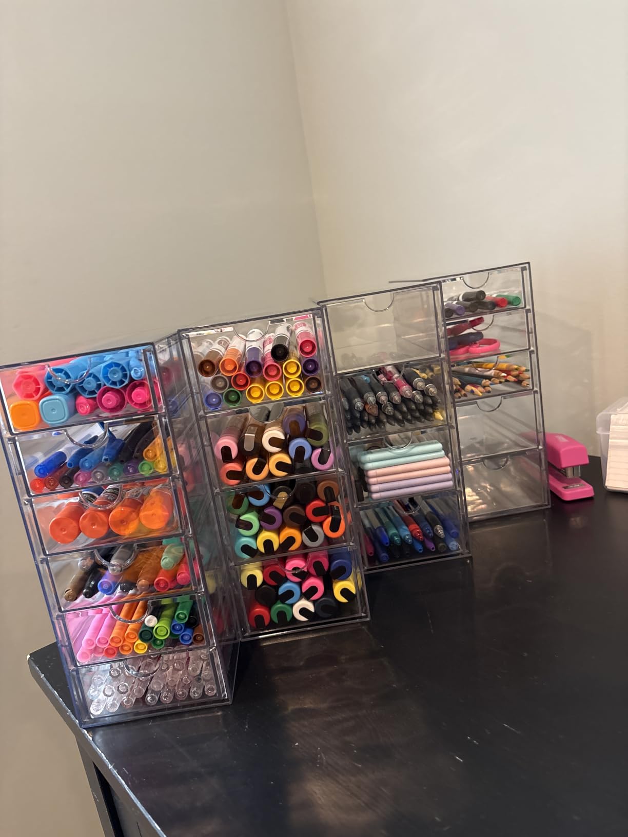 Stackable Storage Drawers, Acrylic Organizers, 7 Drawers | Makeup Organizer, Bathroom Organizers and Storage, Plastic Bins for Vanity, Undersink, Pantry customer photo 2