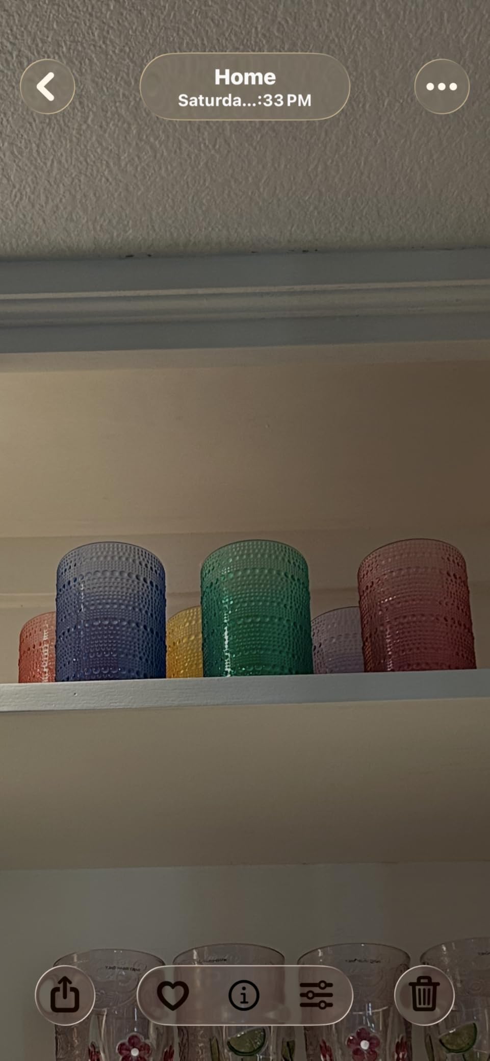 Khen Plastic Hobnail Drinking Highball Glasses Set of 6 Neutral Tones Cups 14oz, Shatterproof & Unbreakable Acrylic Beaded Design, BPA-Free, Dishwasher Safe Indoor/Outdoor Drinkware Water, Cocktails customer photo 1