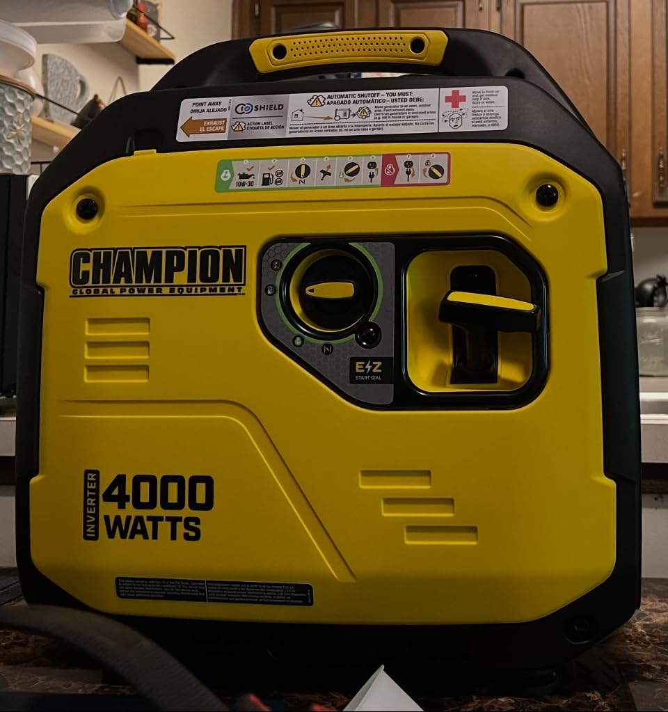 Champion Power Equipment 4000-Watt RV Ready Portable Inverter Generator with Quiet Technology and Free 3-Year Warranty customer photo 2