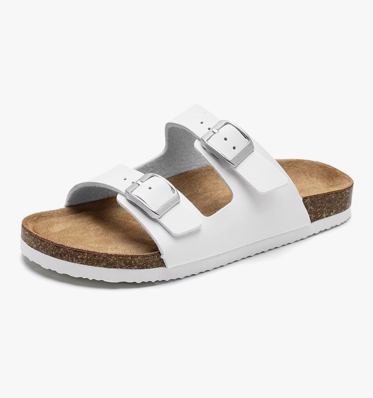 Kids Sandals Boys Girls Slide Summer Non-slip Cork Glitter Toddler Slippers with Adjustable Straps for Indoor & Outdoor customer photo 2