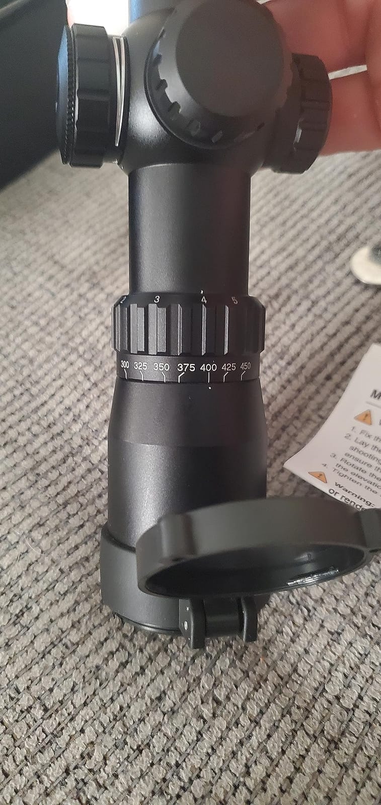 CVLIFE 1.5-5x32 Crossbow Scope, 20-100 Yards Etched Glass Ballistic Reticle, Red Green Illuminated Crossbow Scope for Hunting with 20mm Scope Rings customer photo 2