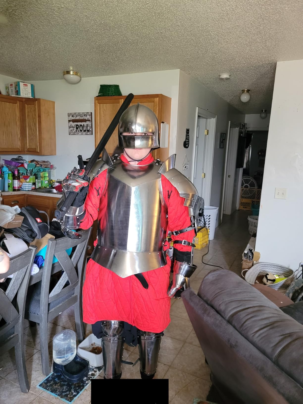 THE MEDIEVALS Padded Gambeson Coat Aketon Jacket for SCA customer photo 1