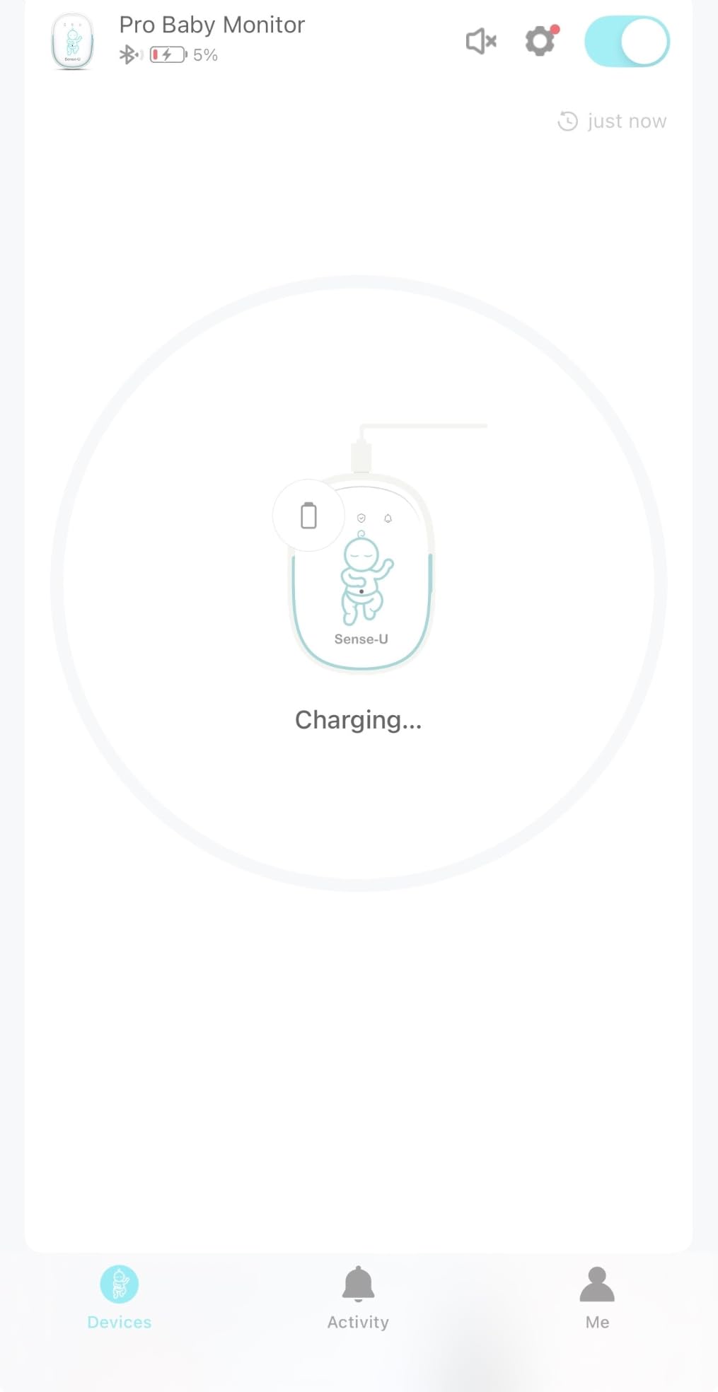 Sense-U Pro Baby Movement & Sleep Position Monitor, Sleep Analysis, Long Battery Life, Easy Clip-On Design customer photo 1