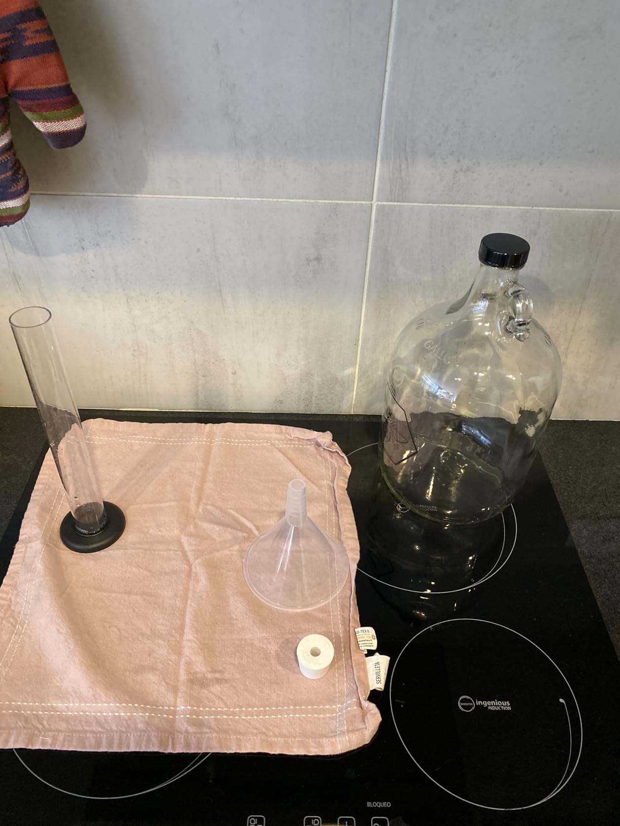 Complete Mead Making Kit for Beginners - Home Brewing Starter Kit - Includes 1 Gallon Glass Jug Carboy - Auto Siphon - Airlock - How to Guide and More customer photo 1