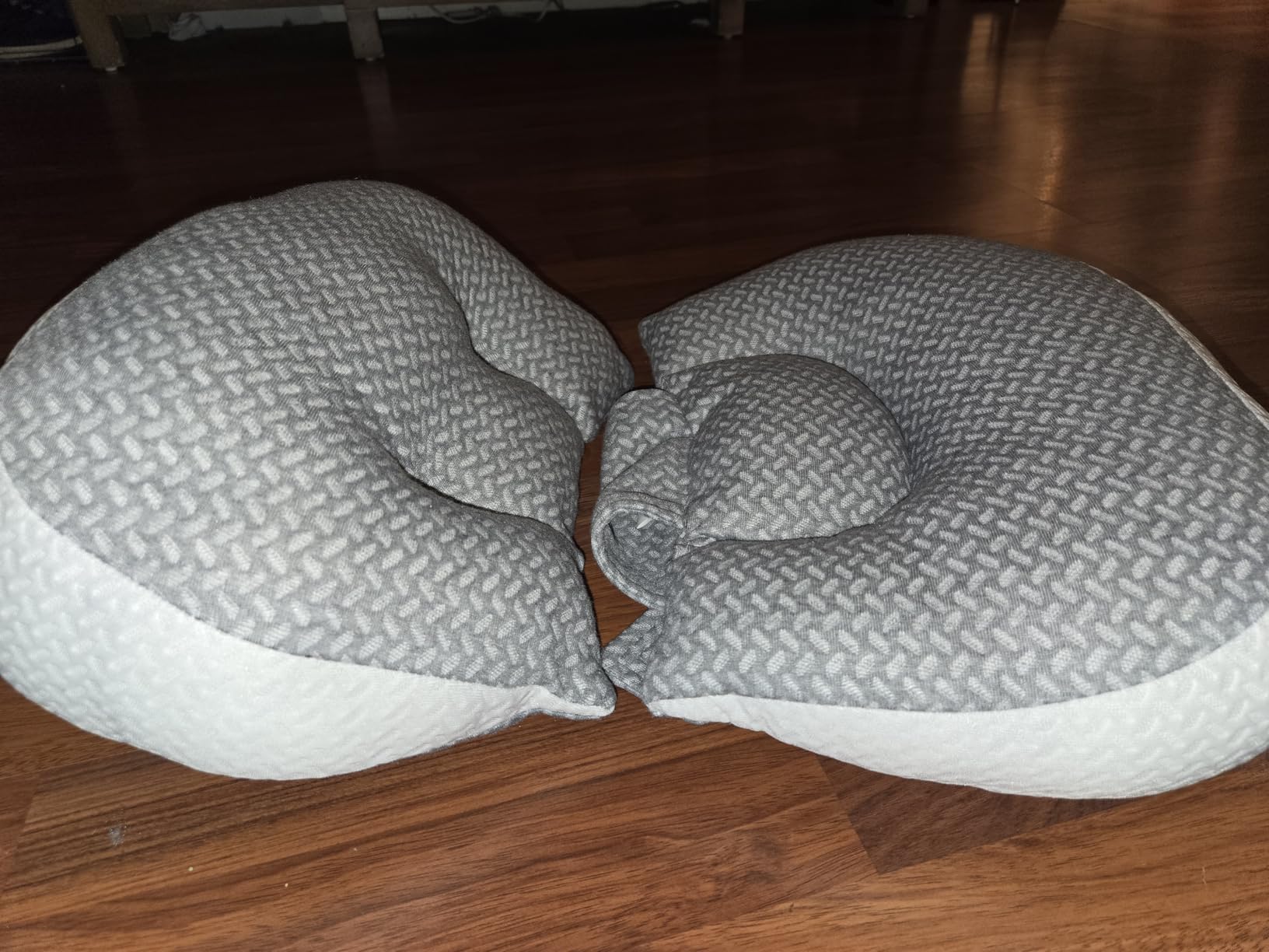 Chilling Home Pregnancy Pillow, Maternity Pillow for Pregnant Women, Pregnancy Pillows for Sleeping Portable, Pregnancy Wedge Pillow, Body Pillow Support for Back, Belly, Waist, Grey customer photo 2