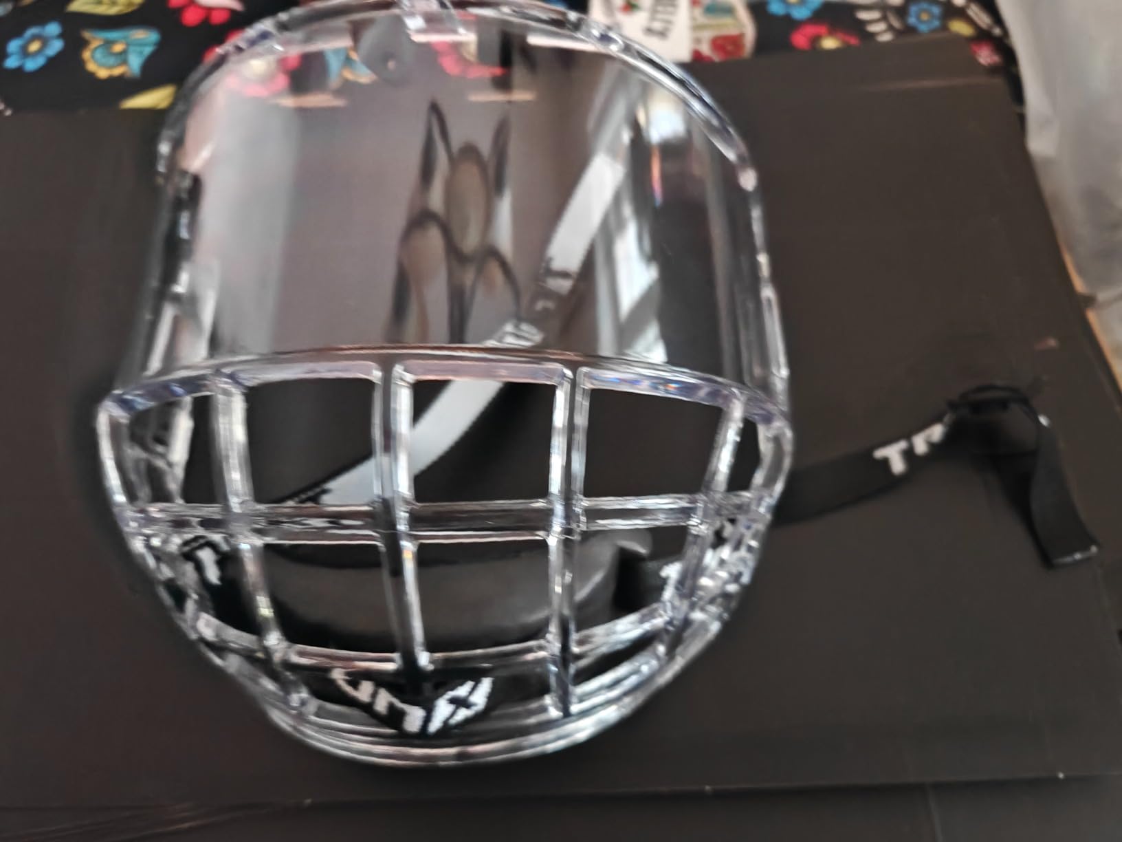 TronX S980 Senior Adult Clear Certified Hockey Full Face Shield Visor Helmet Combo Anti-Scratch/Anti-Fog customer photo 1