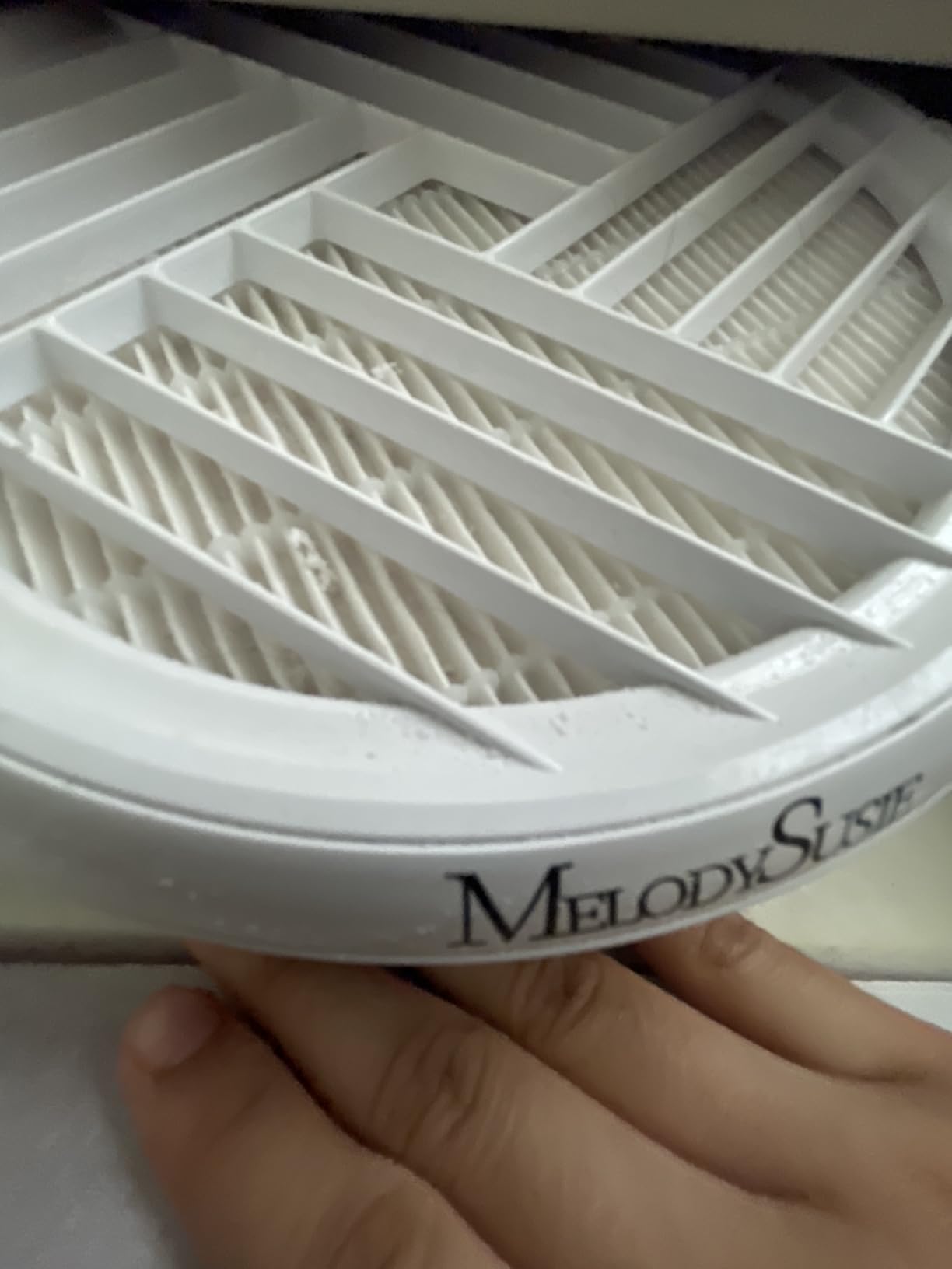 MelodySusie Portable Nail Dust Collector HPro for DIY Gel Polish Removal | 3800RPM, 3 Suction Modes, Reusable Filter, Capture Fine Gel Dust, for Beauty Schools & Home DIY Nail Art customer photo 2