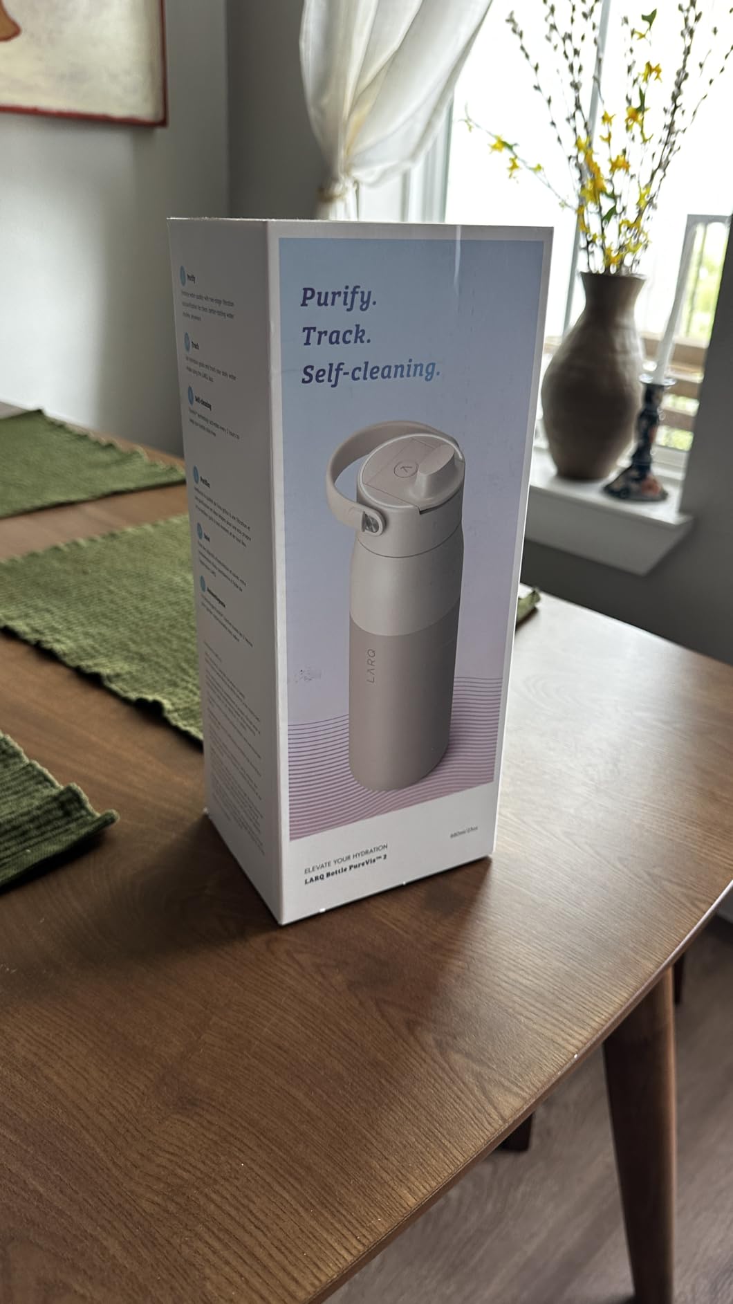LARQ PureVis 2 Smart UV-C Self-Cleaning Insulated Water Bottle Filter Straw customer photo 2
