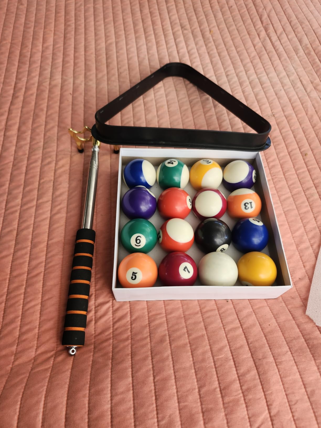95 Pcs Premium Pool Table Accessories Set, Billiard Kit | Billiard Accessory Kit Includes Cues, Balls, Racks, Chalk, Tips, Gloves and Cleaning Tools for Indoor Play and Gift Giving customer photo 2