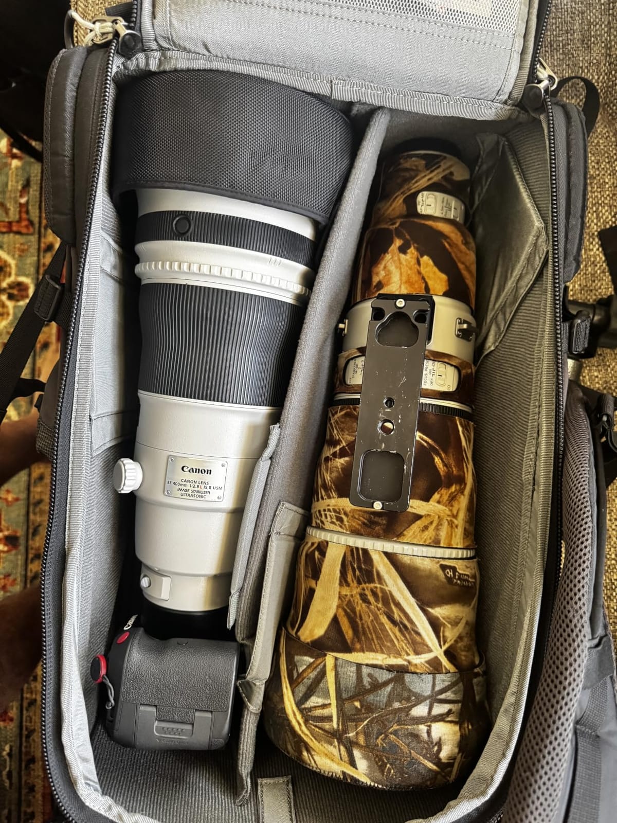 Think Tank Backlight Sprint Lightweight Slim Camera Daypack Backpack for DSLR, Mirrorless, Photography and Video - Montane Green customer photo 2