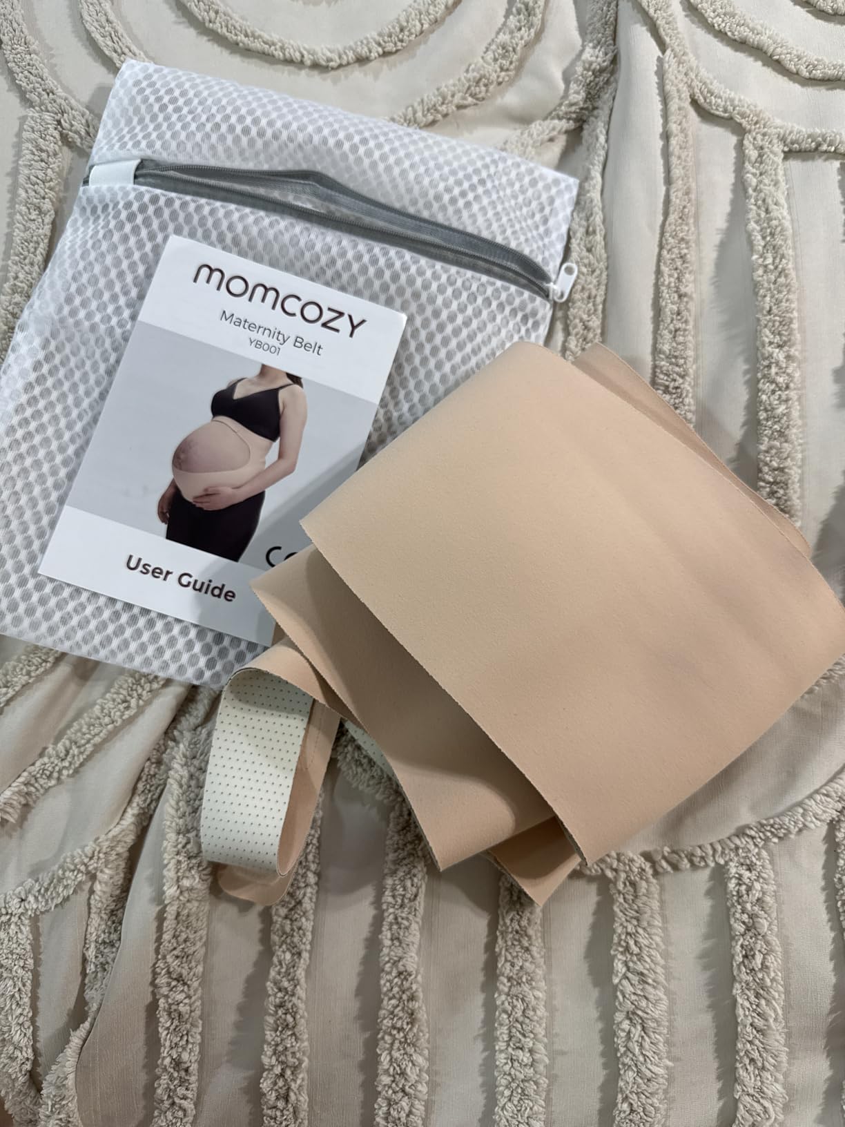 Momcozy Pregnancy Belly Band, CozySupport Ergonest Maternity Belly Band, Invisible Pregnancy Belt for Back, Abdomen, Waist customer photo 1