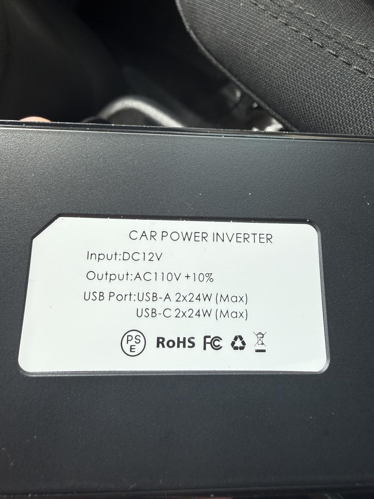 300W Portable Charger Car Power Inverters for Vehicle | 24W USB A/C, Dual 12V-110V AC Car Plug Adapter Outlet, Cigarette Lighter Adapter for Laptop/Camping/Road trip essentials customer photo 2
