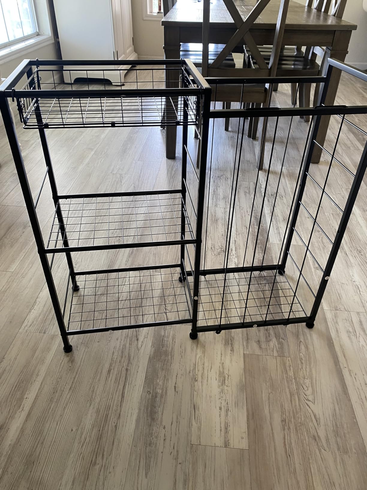 Sports Equipment Organizer, Ball Storage Rack with Elastic Straps and Removable Basket for Garage Organization customer photo 1