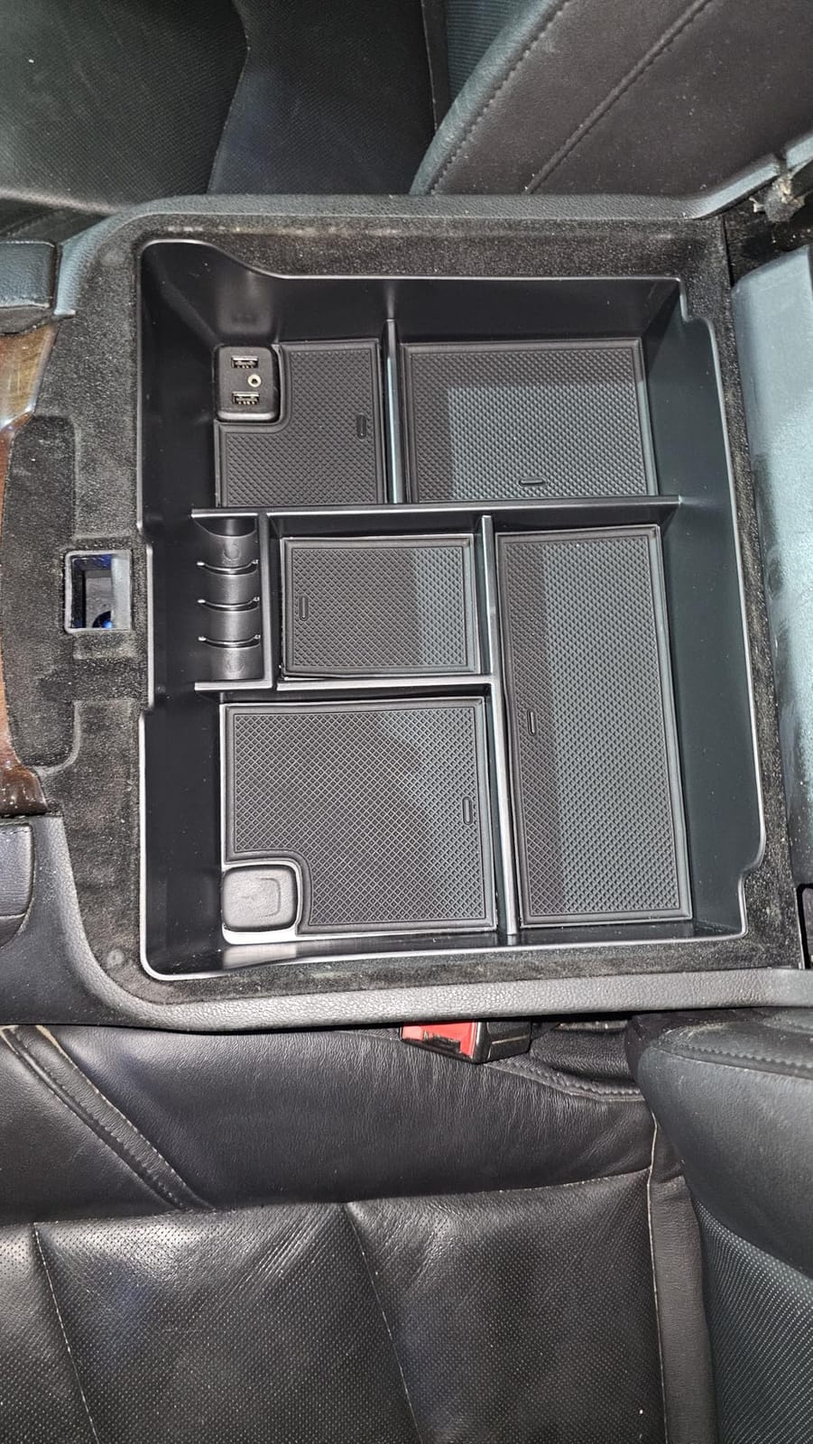 Console Insert Armrest Storage Box Compatible with Cadillac Escalade 2015-20 | Car Center Console Organizer Tray Armrest Box Secondary Storage Accessories customer photo 1