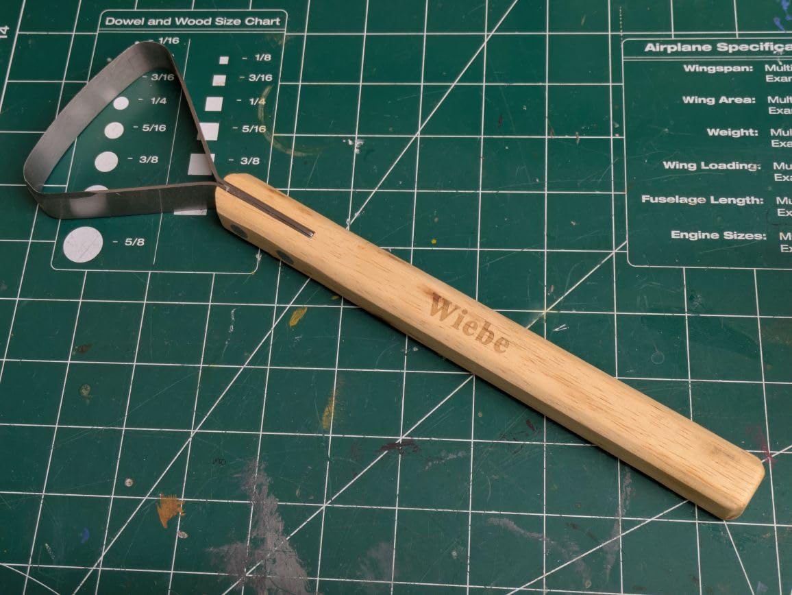 Wiebe Pelt Scraper, Dual-Edge Forged Steel Fleshing Tool with Wood Handle - Precision Hide Scraper for Muskrat, Mink, Small Game & Taxidermy Detail Work customer photo 2