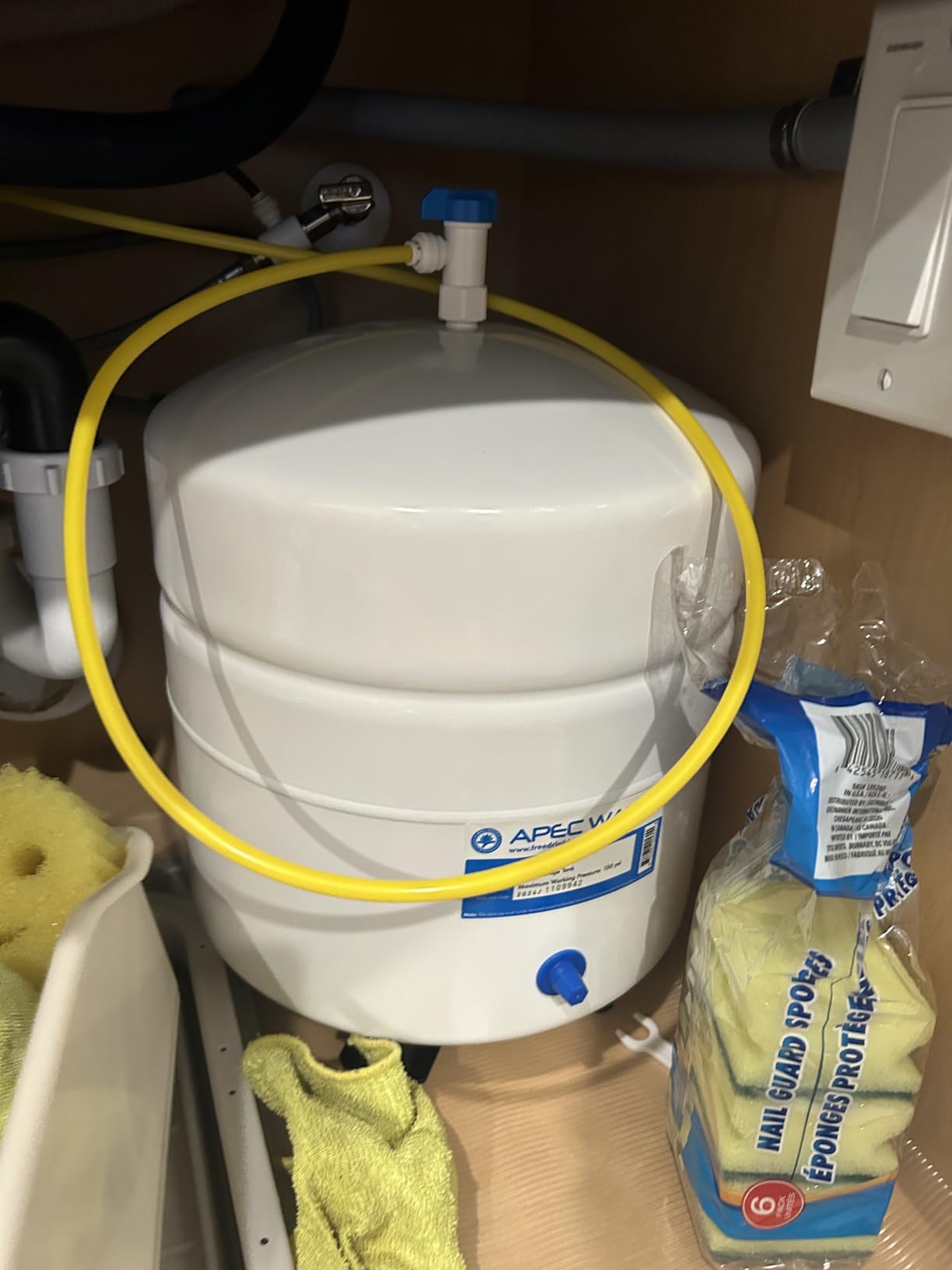 APEC Water ROES-PH75X, 6-Stage Under Sink RO System Alkaline, Extra Filters | NSF Certified 372 & 58, Extra High Capacity Pre-Filter Set Stage 1-3, Removes Chlorine, Fluoride, Arsenic, and Heavy Metals customer photo 1