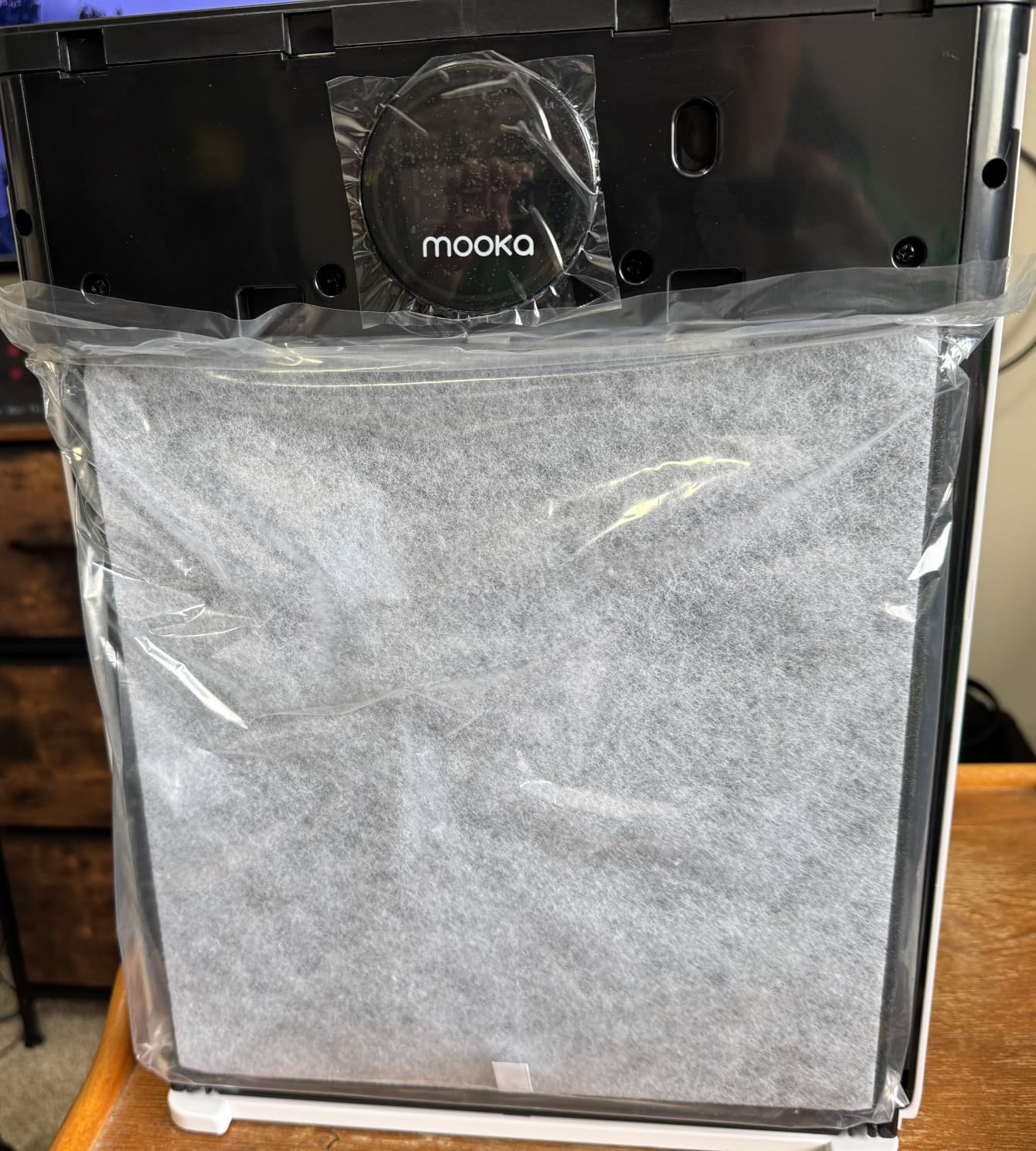 MOOKA Air Purifier for Home Large Room up to 2200 sq.ft with Washable Filter, PM 2.5 Display Air Quality Sensor Air Cleaner for Bedroom, Dorm room, Pets, Office PR1 (White) customer photo 2
