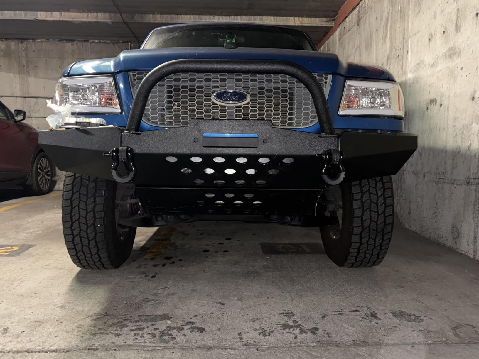 KUAFU Skid Plate Compatible with 1998-2011 Ford Ranger | Powder Coated Steel Black customer photo 1