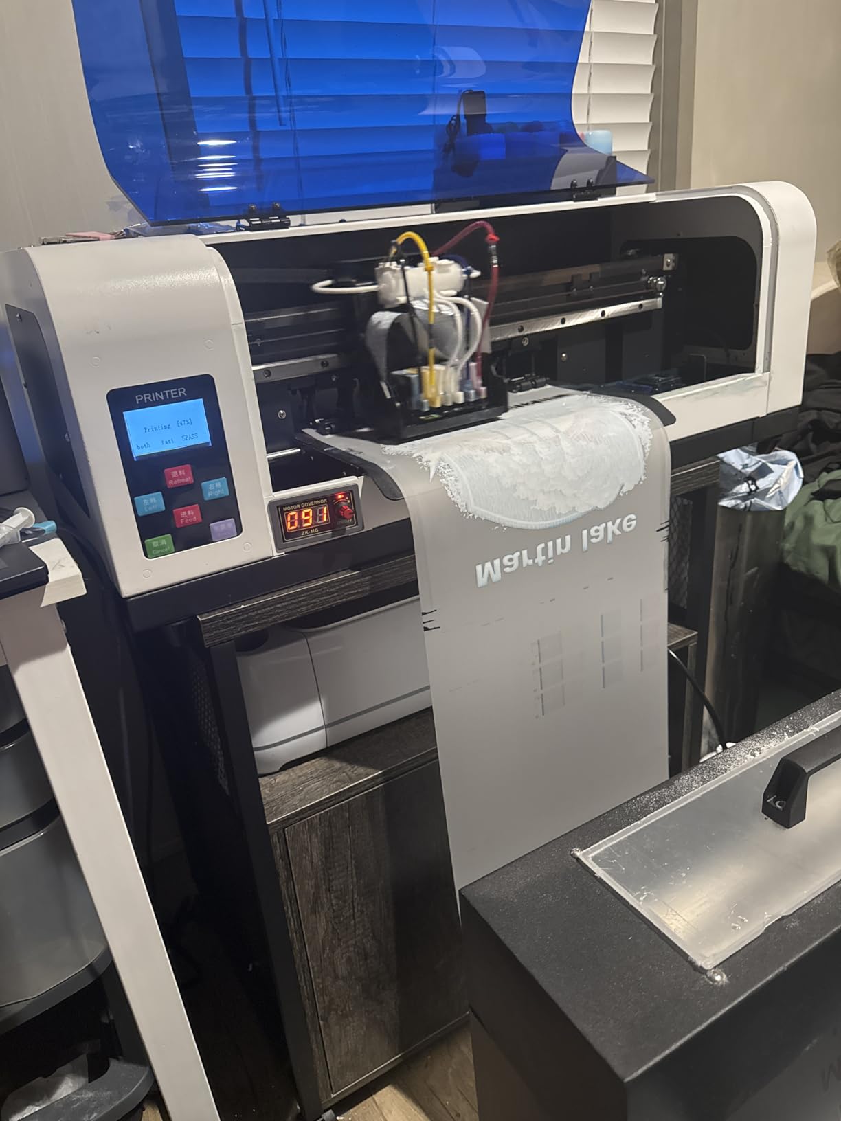 A3+ Plus XP600 DTF Printer with Shaking Dryer | 5x500ml Ink, Film & Powder Included, 2x speed than L1800, Very stable, easy to operate, Hoson software customer photo 1