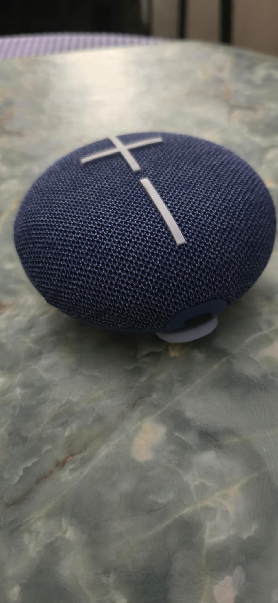 Ultimate Ears MINIROLL Waterproof Bluetooth Speaker - Majestic Blue | Ultra-portable, balanced bass, IP67 dustproof, 131 ft (40 m) range customer photo 1