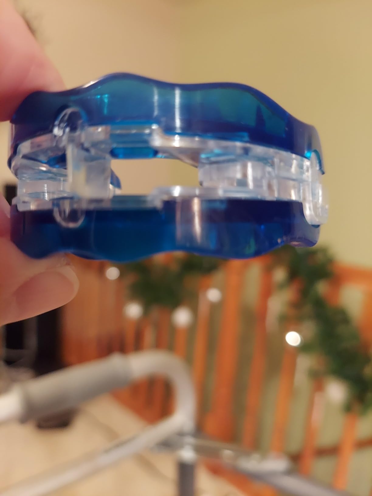 SilentZPro (BlueTech)– USA Designed & FDA-Cleared Anti Snoring Mouthguard – Fully Adjustable Anti Snore Mouthpiece with Patented Design for a Silent Night`s Sleep, Medium customer photo 1