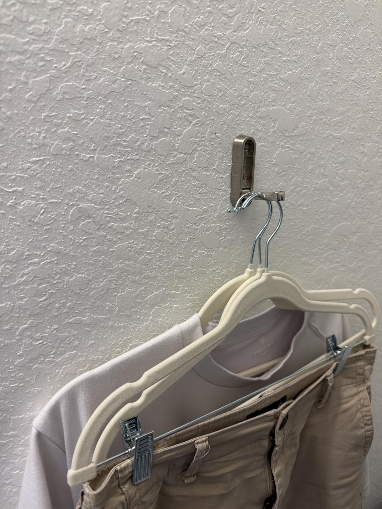 Folding Coat Hooks, 2 Pcs Foldable Gold Wall Hooks Heavy Duty Foldable Hook Bathroom Towel Hooks Robe Hooks Wall Mounted customer photo 2