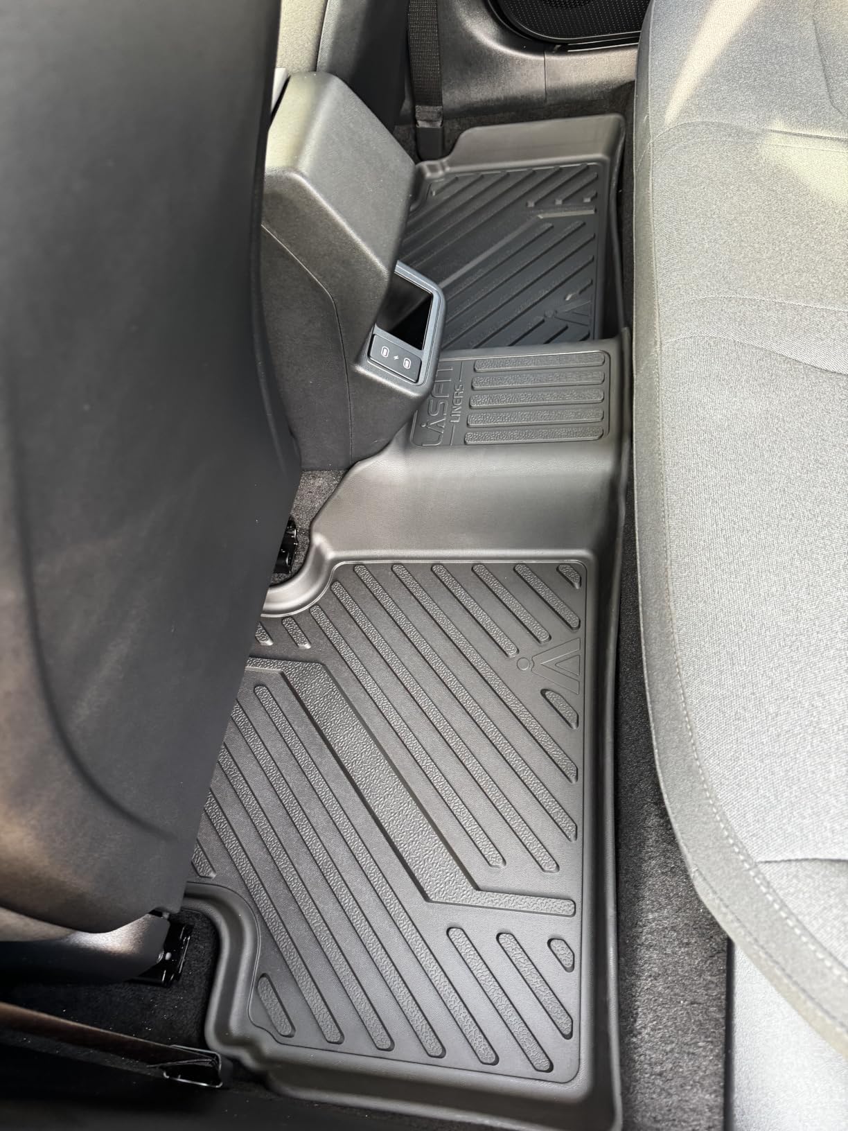 LASFIT Floor Mats for Kia Telluride 2025 2024 2023 2022 2021 2020 | All Weather TPE Custom Fit Floor Liners, Full Set Car Mats with Backrest Mats & Cargo Trunk Mat Accessories, Black customer photo 1