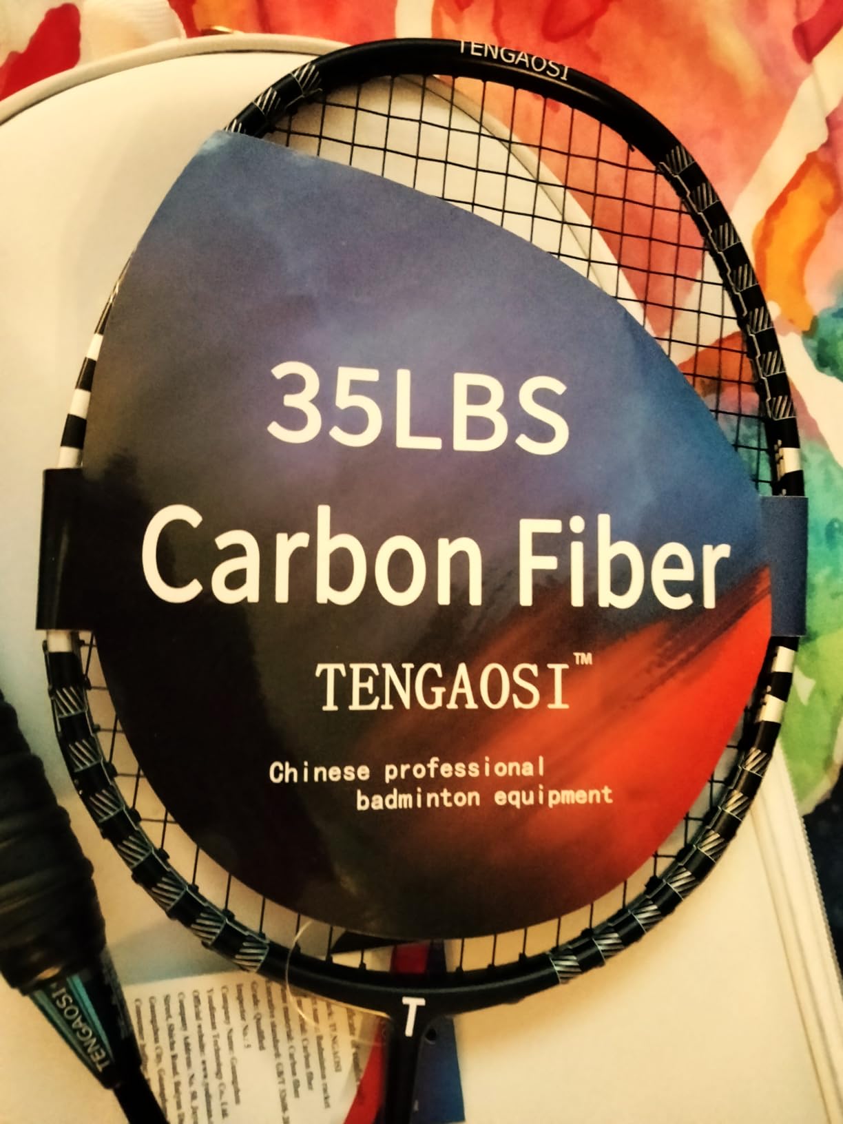TENGAOSI 2-Pack Graphite High-Grade Badminton Racquets Lightweight customer photo 1